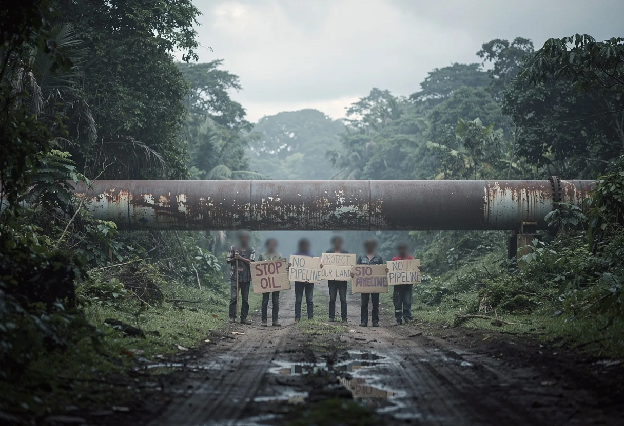 Colombia Oil Pipeline Protests Human Rights Status